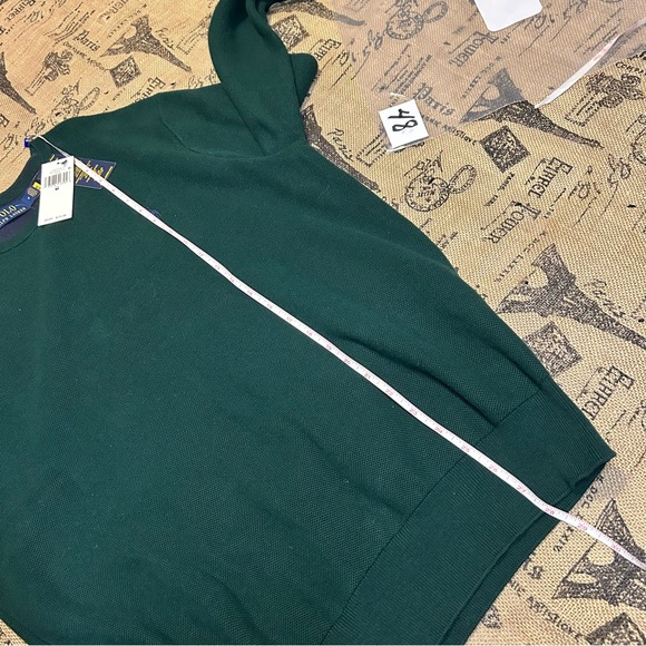 Polo Ralph Lauren  NWT! Men'S Classic 7/15 Green Pullover Sweater Size M - Picture 10 of 12